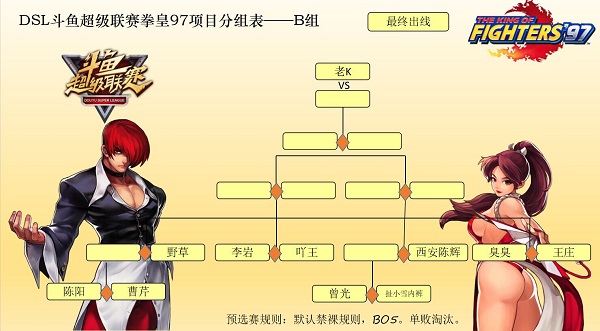 DSL斗鱼拳皇97 超级联赛 即将开战！