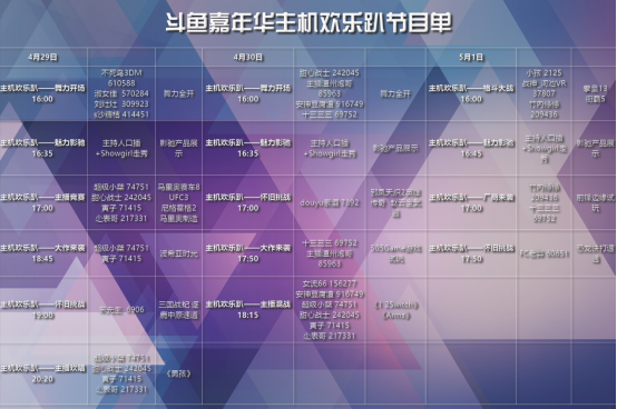 斗鱼嘉年华主机欢乐趴 火热来袭